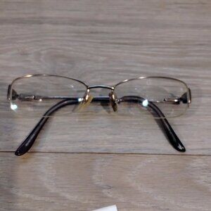Christie Brinkley C303 BRN Eyeglasses Frames Brown Metal Rhinestone
